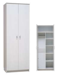 Шкаф 2-х дверный «Соната» для платья и белья